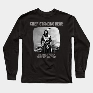 Chief Standing Bear Ponca Long Sleeve T-Shirt